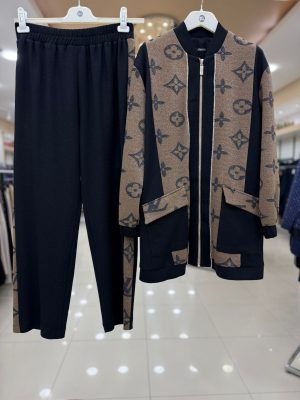 kendinden_simli_ikili_takim_kahve_dore_gri333