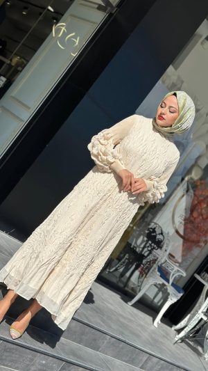 ithal-kumas-elbise-krem-vidt