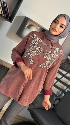 tasli-tensel-kumas-gomlek-bordo1