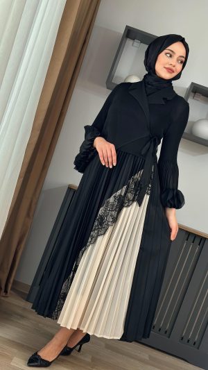 ithal-dantel-detayli-elbise-siyah