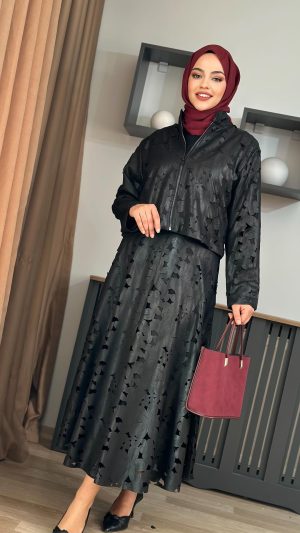 siyah-ithal-lazer-kesim-deri-ikili-takim