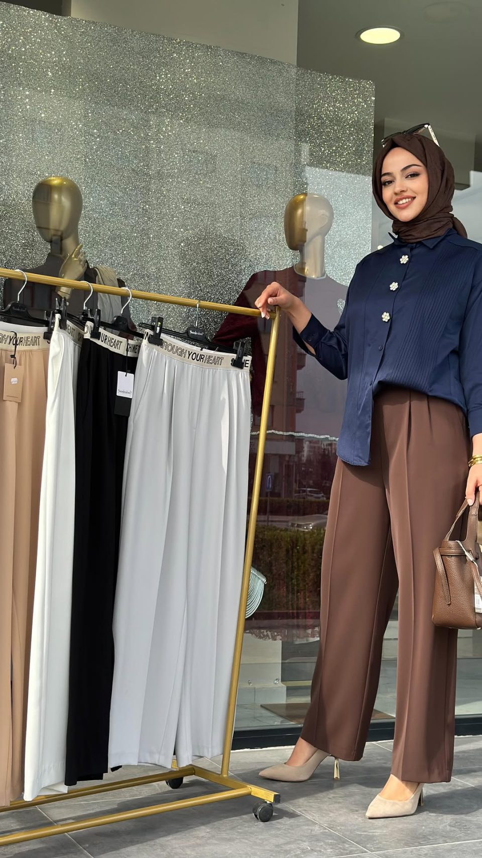 Palazzo Pantolon - Kahve / Açık Gri / Bej / Siyah / Beyaz